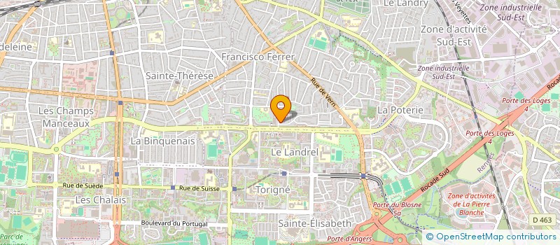 localisation de l'entreprise LES RIVAGES DU VENT  RENNES