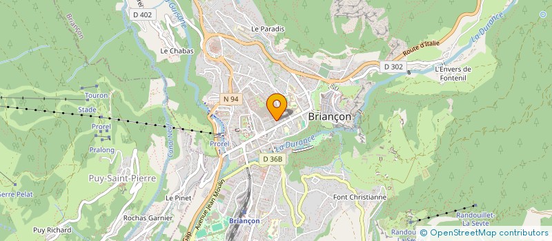 localisation de l'entreprise LES RIVERAINS DE BERWICK  BRIANCON