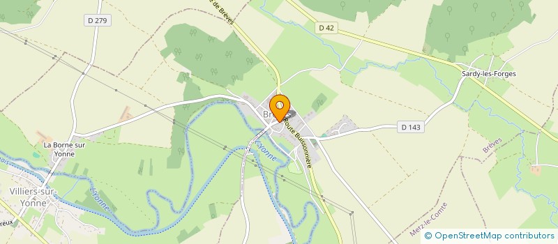 localisation de l'entreprise LES RIVERAINS DE BREVES à BREVES