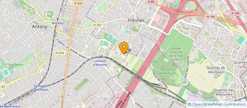 localisation de l'entreprise LES RIVERAINS DU QUARTIER DESCARTES  ANTONY