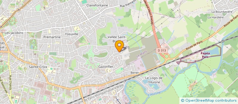 localisation de l'entreprise LES RIVERAINS ET LES AMIS DE BENER  LE MANS