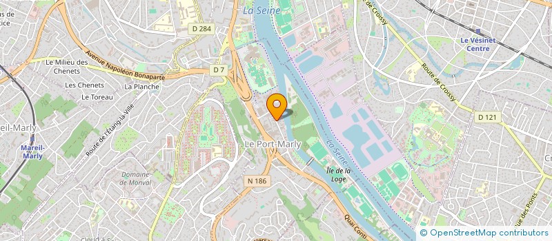 localisation de l'entreprise LES RIVES CARPE DIEM  LE PORT-MARLY