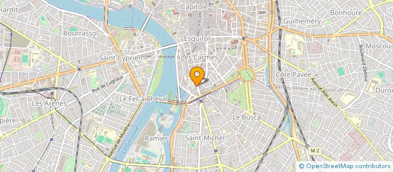 localisation de l'entreprise LES RIVES D ANDELYA à TOULOUSE