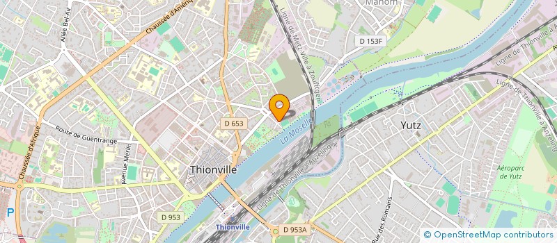localisation de l'entreprise LES RIVES D'AVALON à THIONVILLE