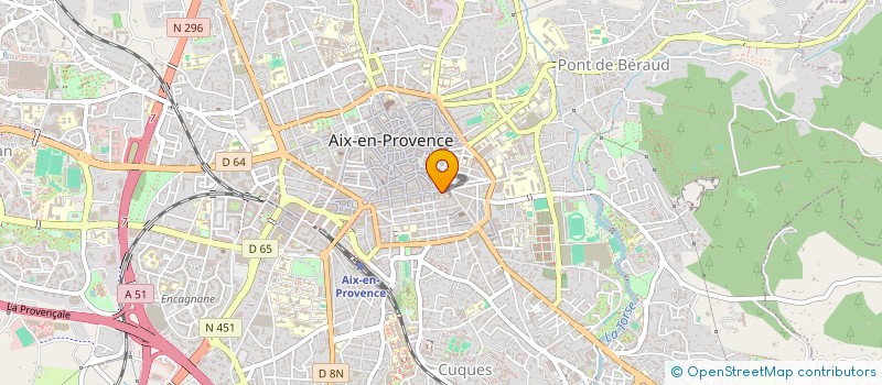 localisation de l'entreprise LES RIVES D'OR à AIX-EN-PROVENCE