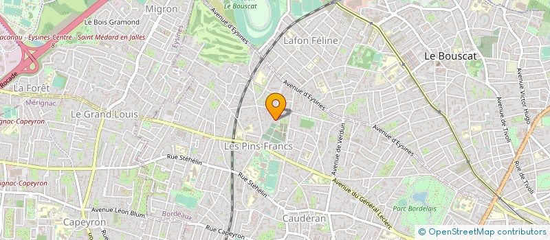 localisation de l'entreprise LES RIVES DE DORDOGNE à BORDEAUX