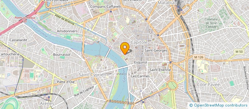 localisation de l'entreprise LES RIVES DE L ADOUR à TOULOUSE