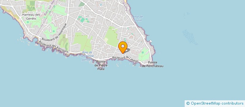 localisation de l'entreprise LES RIVES DE L ERDRE  LE POULIGUEN