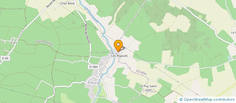localisation de l'entreprise LES RIVES DE LA NOUERE à SAINT-AMANT-DE-NOUERE