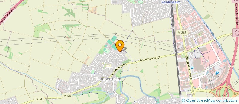 localisation de l'entreprise LES RIVES DE LA SOUFFEL  LAMPERTHEIM