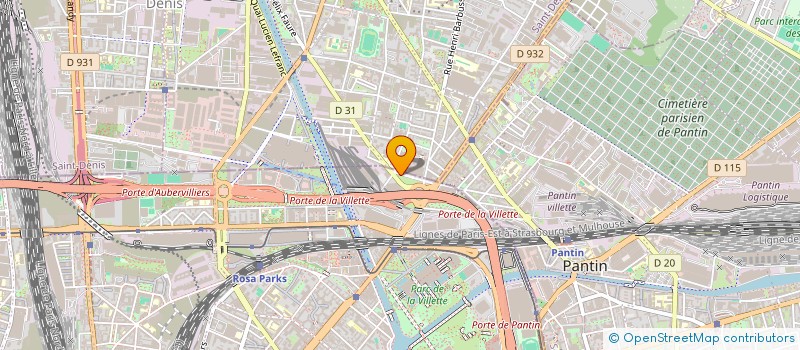 localisation de l'entreprise LES RIVES DE PUBLIER  PARIS