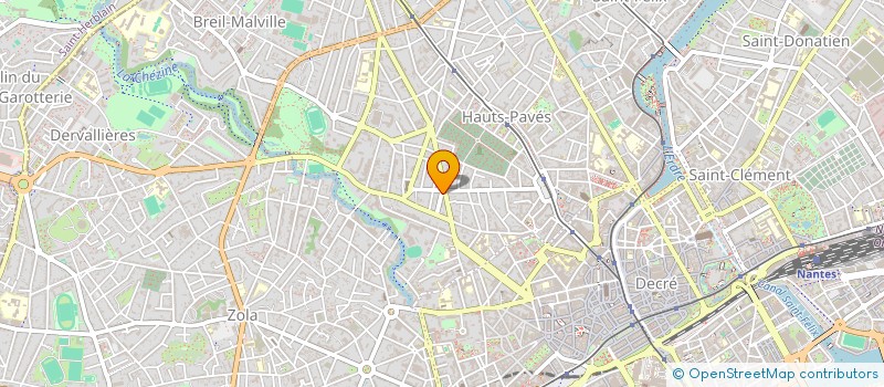 localisation de l'entreprise LES RIVES DU LAC à NANTES