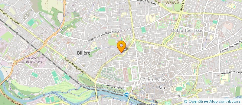 localisation de l'entreprise LES RIVES DU NEZ  BILLERE