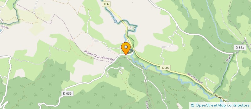 localisation de l'entreprise LES RIVES DU VOLP à SAINTE-CROIX-VOLVESTRE