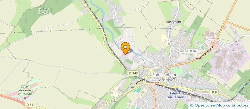 localisation de l'entreprise LES RIVES PAISIBLES  GAUCHIN-VERLOINGT