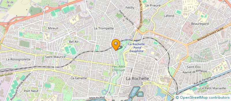 localisation de l'entreprise LES RIVIERES DU MARAIS  LA ROCHELLE