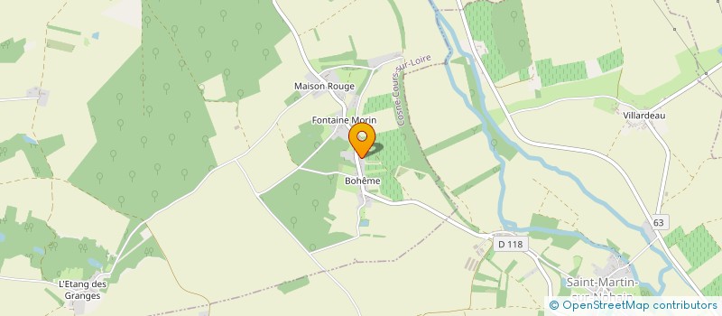 localisation de l'entreprise LES RIVIERES SAINT AGNAN  COSNE-COURS-SUR-LOIRE