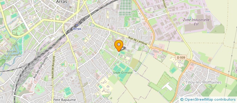 localisation de l'entreprise LES ROADRUNNERS à ARRAS