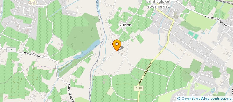localisation de l'entreprise LES ROBERNARDS  SAINT-SULPICE-ET-CAMEYRAC