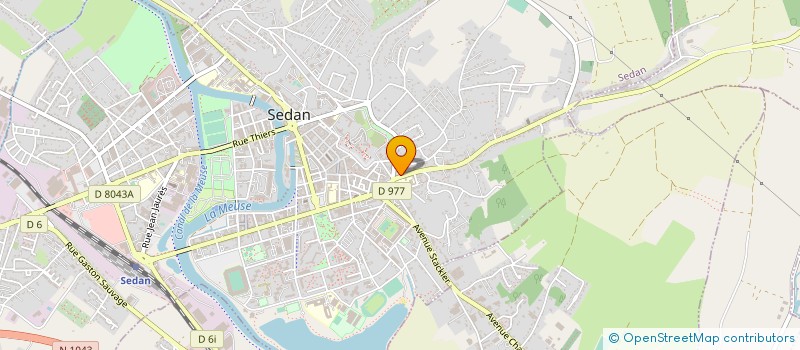 localisation de l'entreprise LES ROBERTYS EQUILIBRISTES  SEDAN