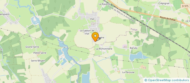 localisation de l'entreprise LES ROBES A CARO à POLLIAT