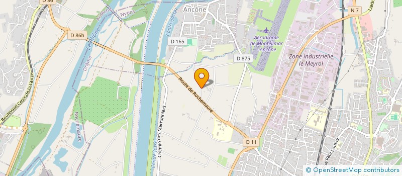 localisation de l'entreprise LES ROBINETTES à MONTELIMAR