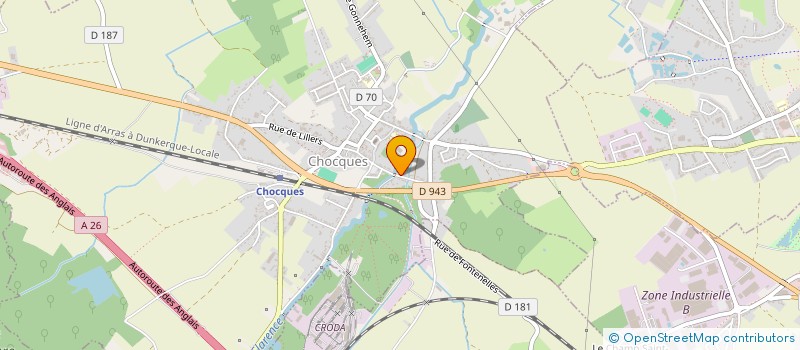 localisation de l'entreprise LES ROBINIAS  CHOCQUES