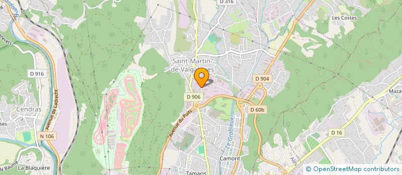 localisation de l'entreprise LES ROBINIERS II  SAINT-MARTIN-DE-VALGALGUES