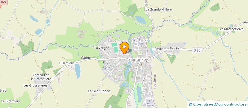 localisation de l'entreprise LES ROBINS DES FOY  SAINTE-FOY