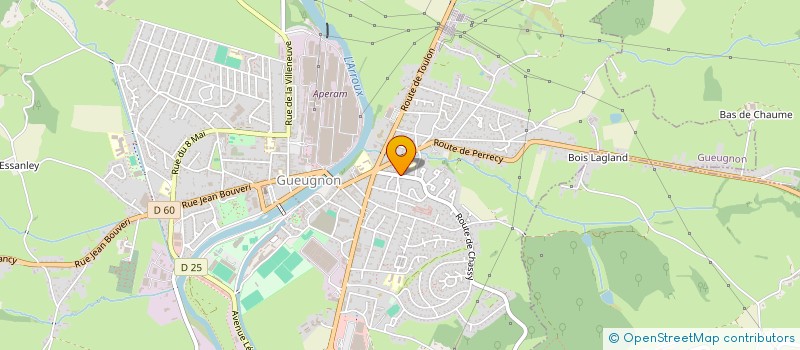 localisation de l'entreprise LES ROBOLINS  GUEUGNON