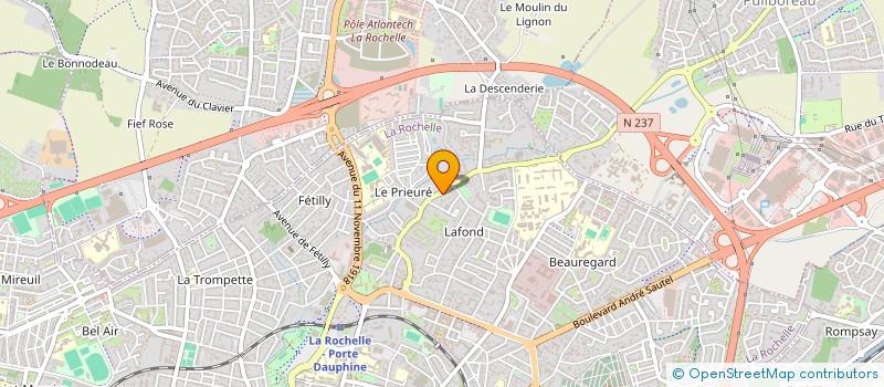 localisation de l'entreprise LES ROCHELAISES EN 4L  LA ROCHELLE