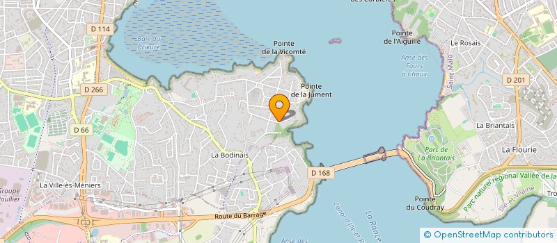 localisation de l'entreprise LES ROCHERS  DINARD