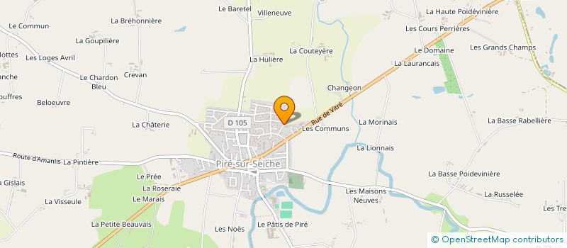 localisation de l'entreprise LES ROCHERS  CHAUVE