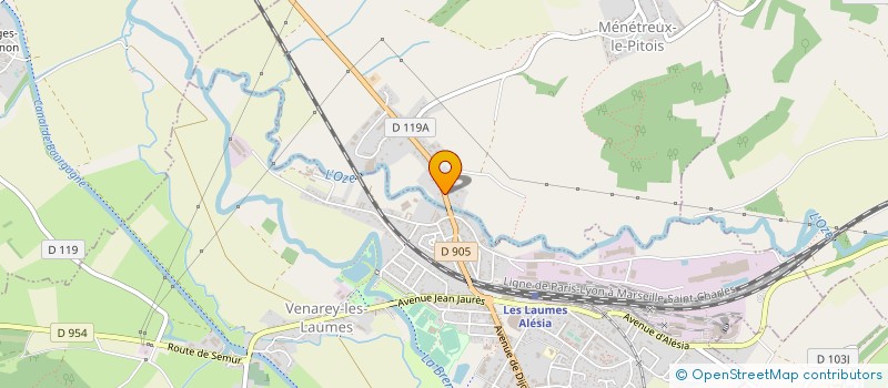 localisation de l'entreprise LES ROCHERS DE SAINT MARC  MENETREUX-LE-PITOIS