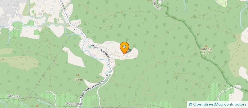 localisation de l'entreprise LES ROCHERS ROUGES  SALERNES