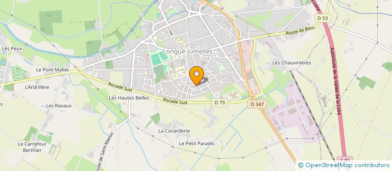 localisation de l'entreprise LES ROCHES à GENNES-VAL-DE-LOIRE