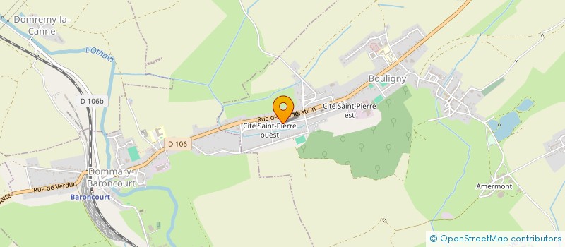 localisation de l'entreprise LES ROCHES à BOULIGNY