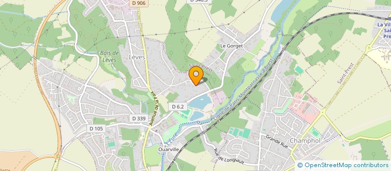 localisation de l'entreprise LES ROCHES à LEVES
