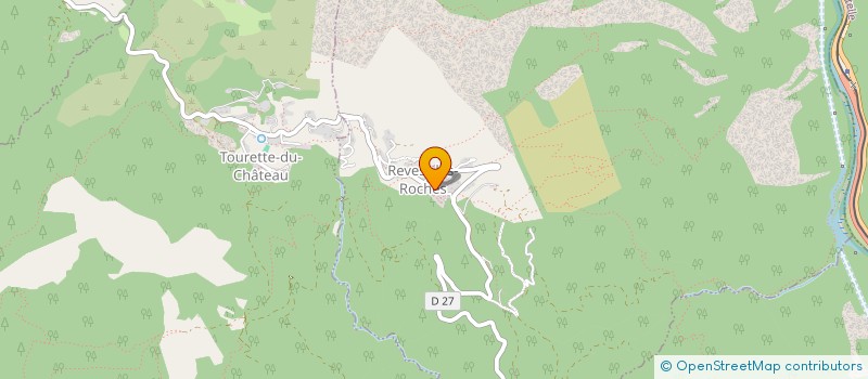 localisation de l'entreprise LES ROCHES  REVEST-LES-ROCHES