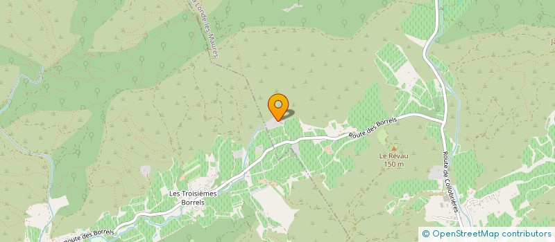 localisation de l'entreprise LES ROCHES BLANCHES  LA LONDE-LES-MAURES