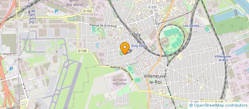 localisation de l'entreprise LES ROCHES DE NIMES  ORLY