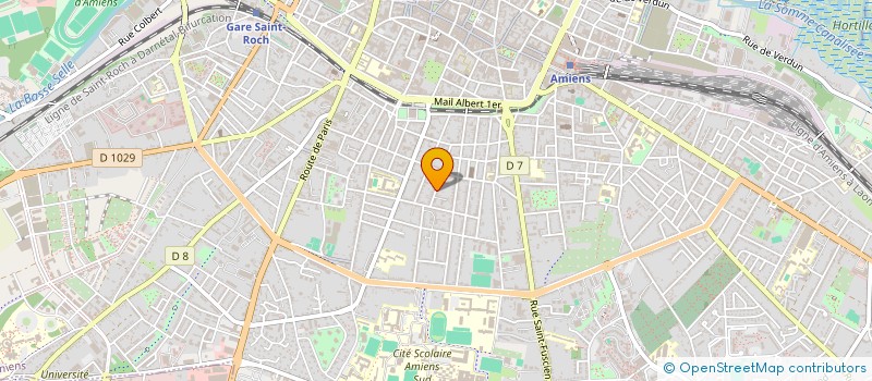 localisation de l'entreprise LES ROCHES NOIRES à AMIENS