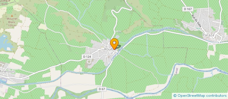 localisation de l'entreprise LES ROCHETTES  ROUBIA