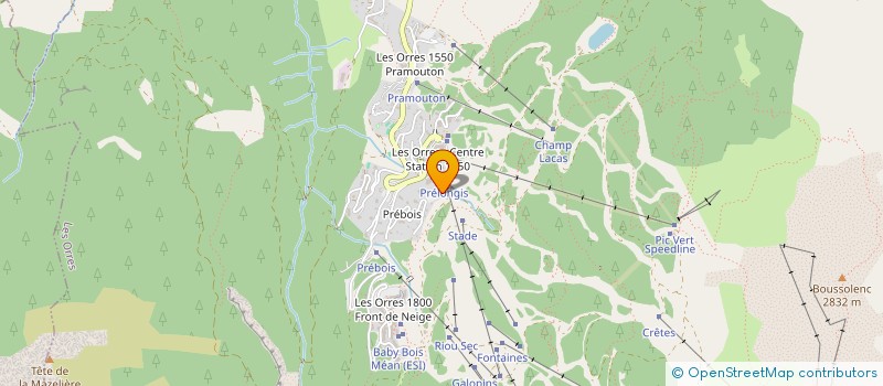 localisation de l'entreprise LES ROCHEUSES à LES ORRES