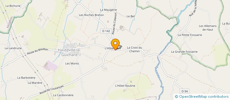 localisation de l'entreprise LES ROCQUES  HAUTEVILLE-LA-GUICHARD