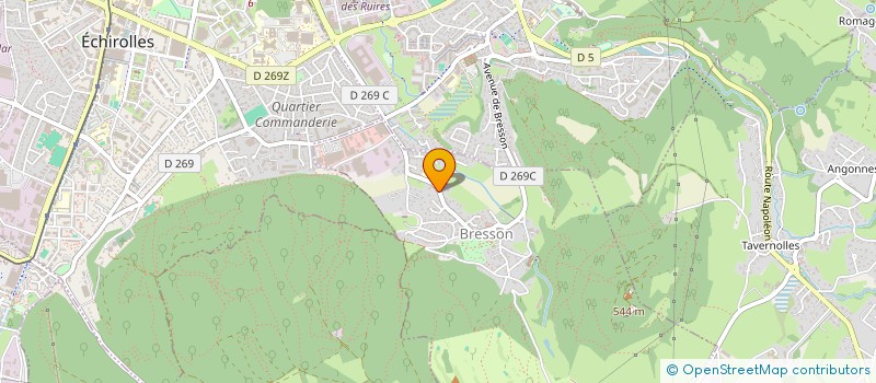 localisation de l'entreprise LES ROCS à BRESSON