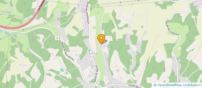 localisation de l'entreprise LES RODEURS PERIGOURDINS  COURSAC