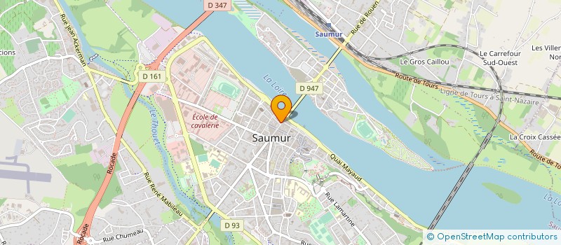 localisation de l'entreprise LES ROGELINS à SAUMUR