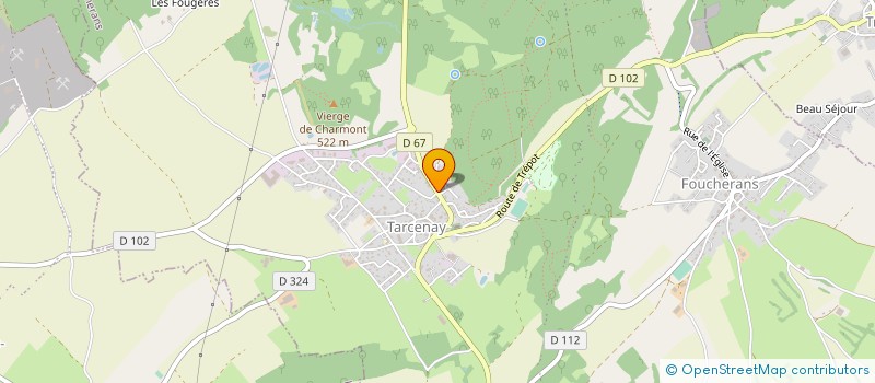 localisation de l'entreprise LES ROIS DE LA VILLA  TARCENAY-FOUCHERANS