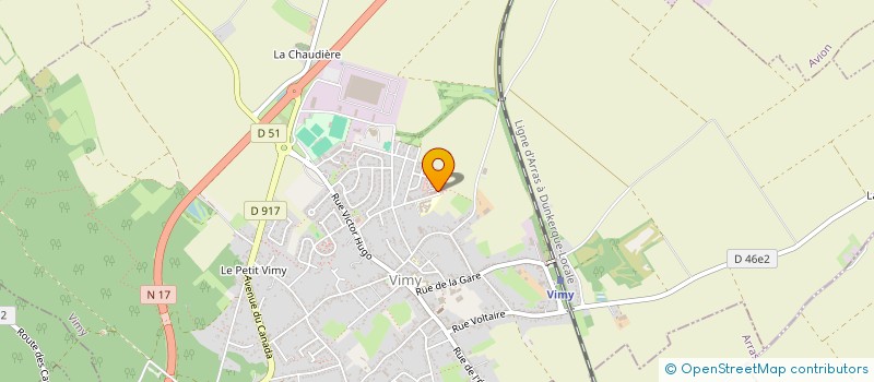 localisation de l'entreprise LES ROIS DU DESERT  VIMY